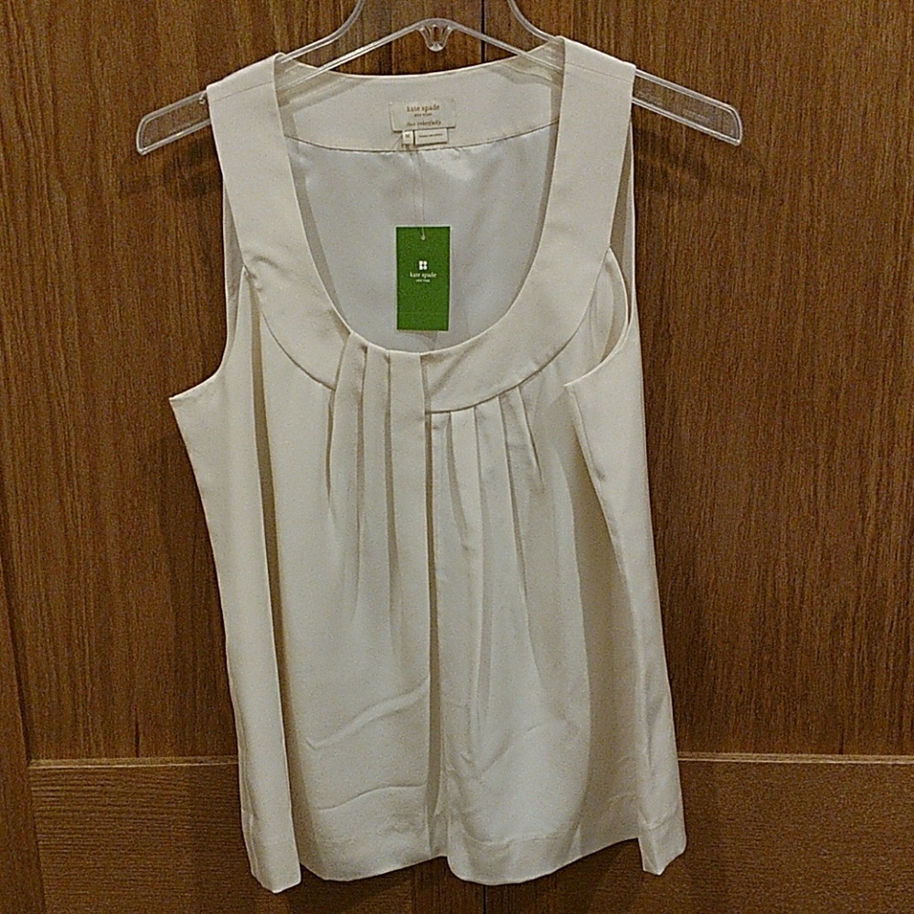 Kate Spade Cream tank/blouse